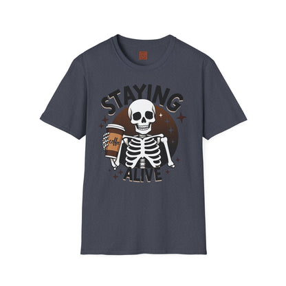 Staying Alive | Coffee Survival Tee
