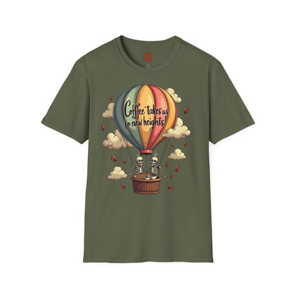 Coffee Takes Us to New Heights Tee