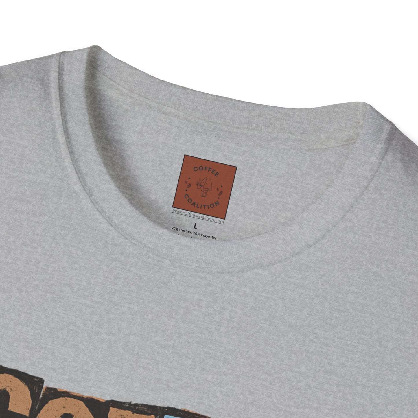 Coffee Over Snow | Cozy Winter Coffee Lover Unisex T-Shirt