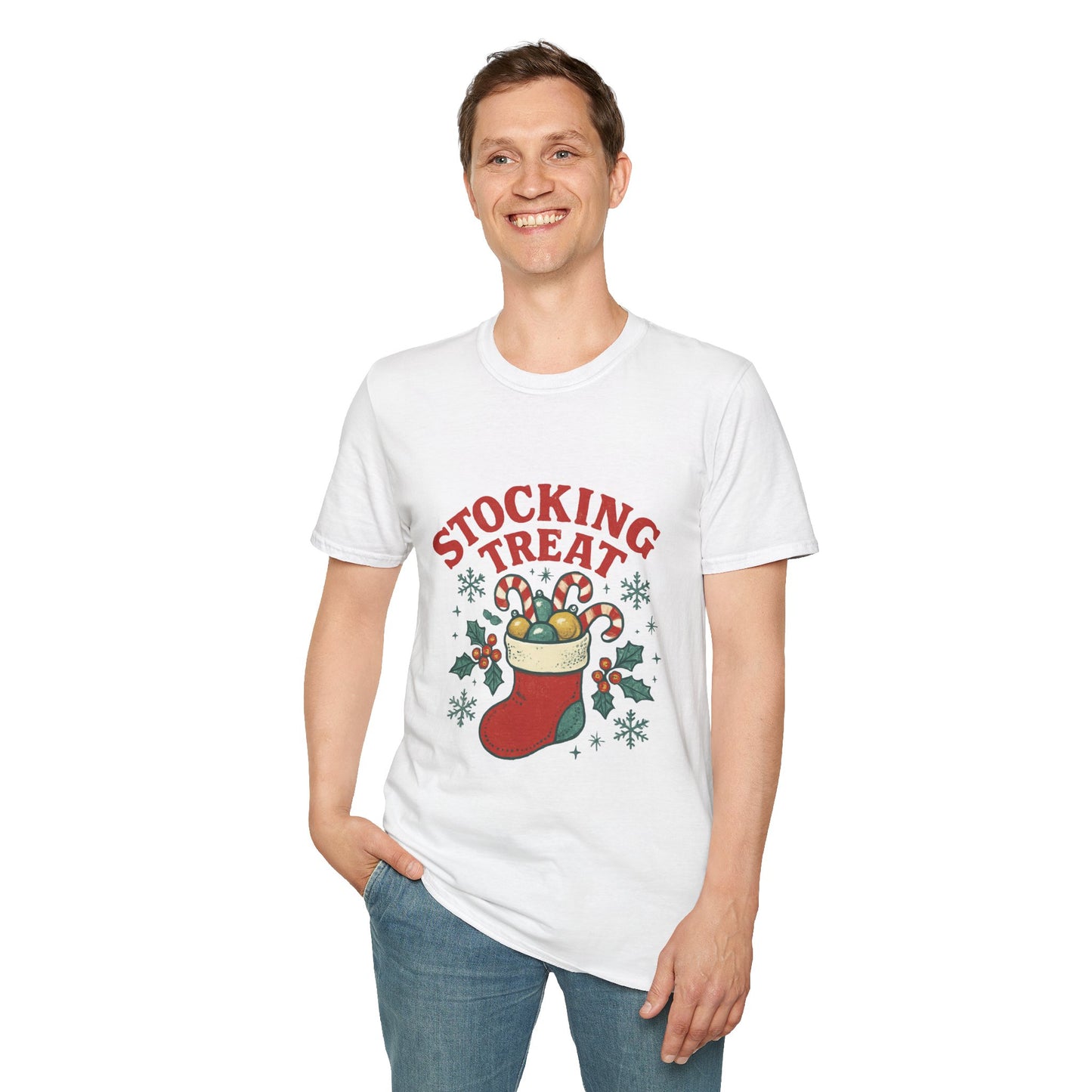 Stocking Treat | Festive Christmas Coffee Lover Unisex T-Shirt