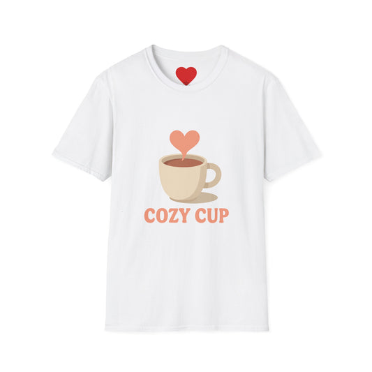 Cozy Cup – Minimalist Coffee Mood Unisex T-Shirt