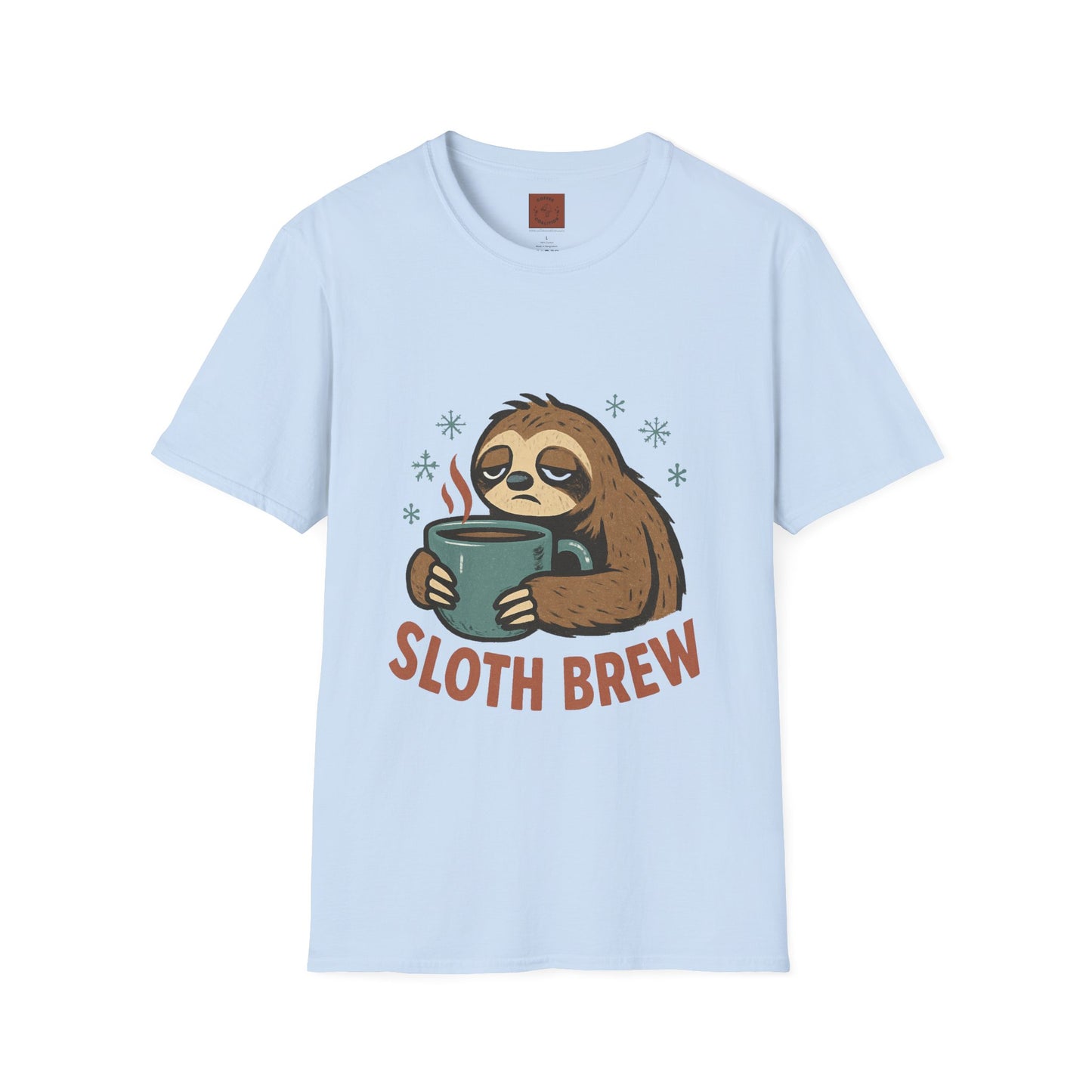 Lazy Sloth Brew | Funny Coffee Lover Christmas Unisex T-Shirt