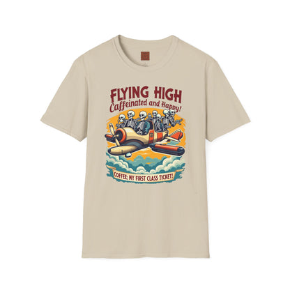 Caffeinated Flight Crew | First-Class Coffee Ride Tee