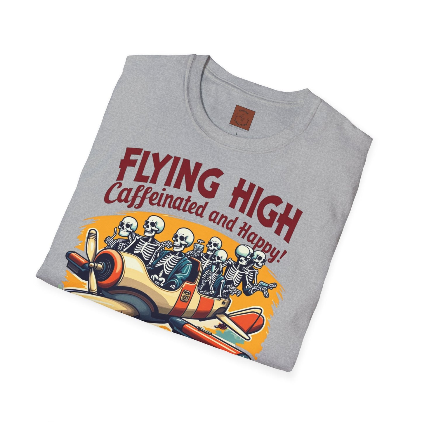 Caffeinated Flight Crew | First-Class Coffee Ride Tee