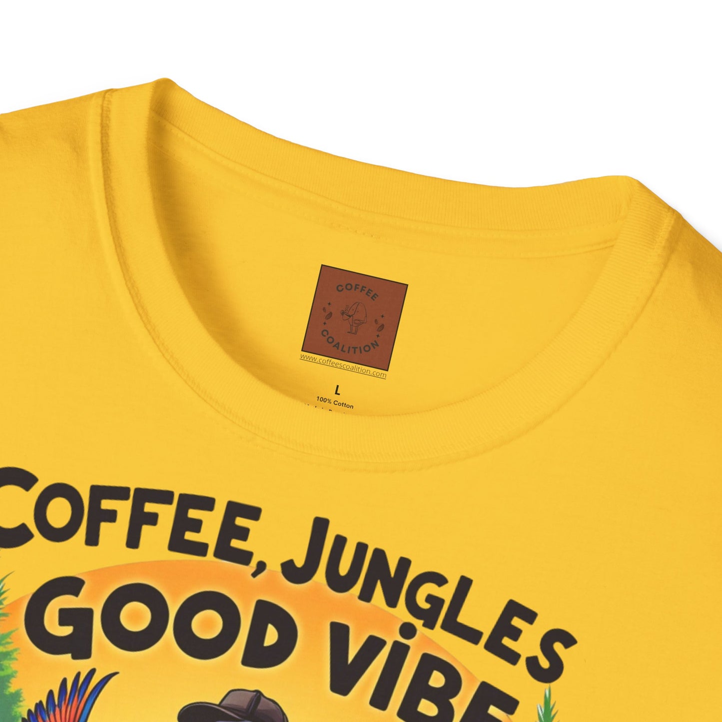Coffee, Jungles & Good Vibes | Tropical Skeleton Chill Tee