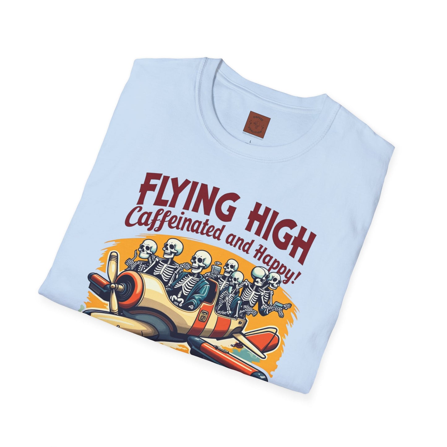 Caffeinated Flight Crew | First-Class Coffee Ride Tee