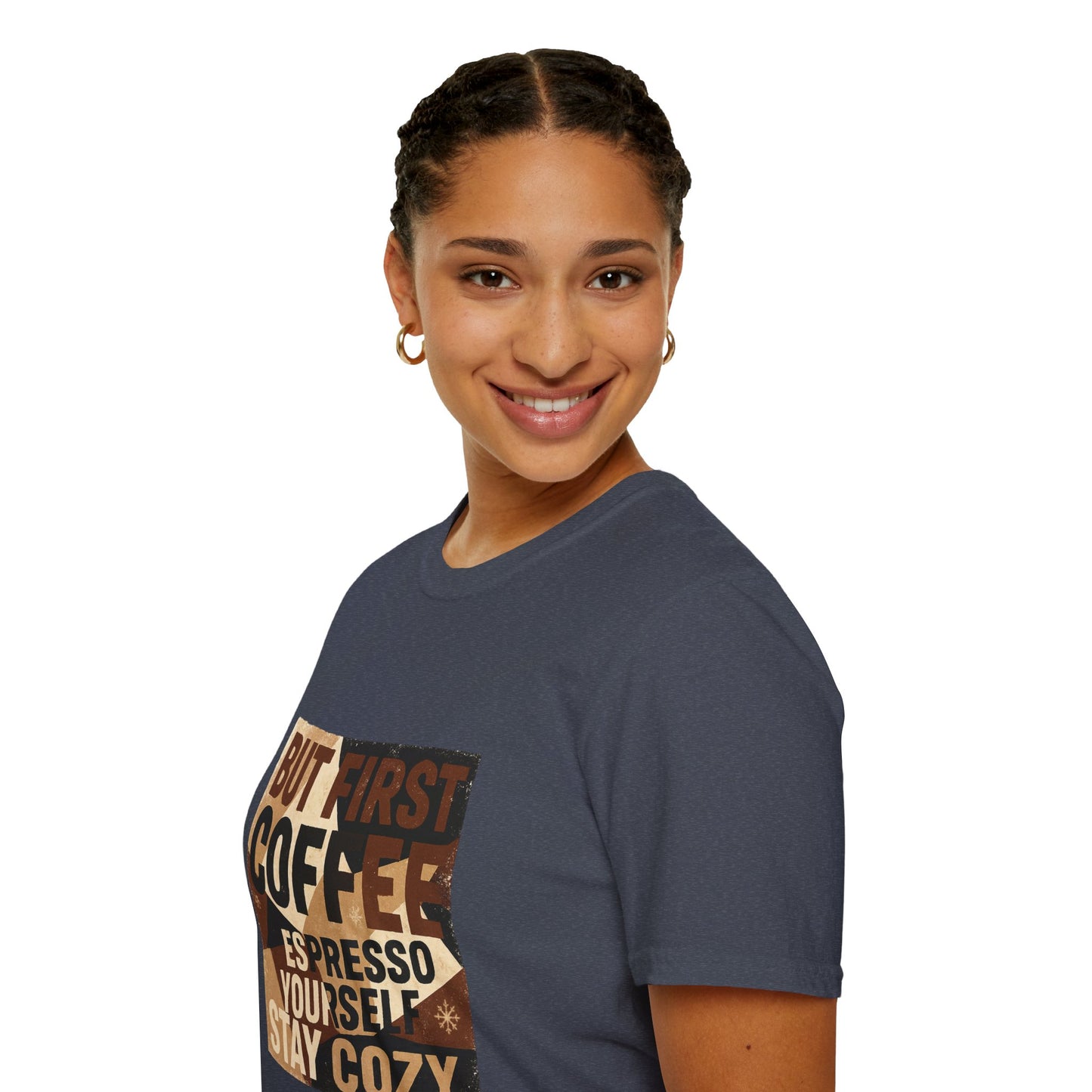 But First Coffee | Cozy Christmas Espresso Lover Unisex T-Shirt