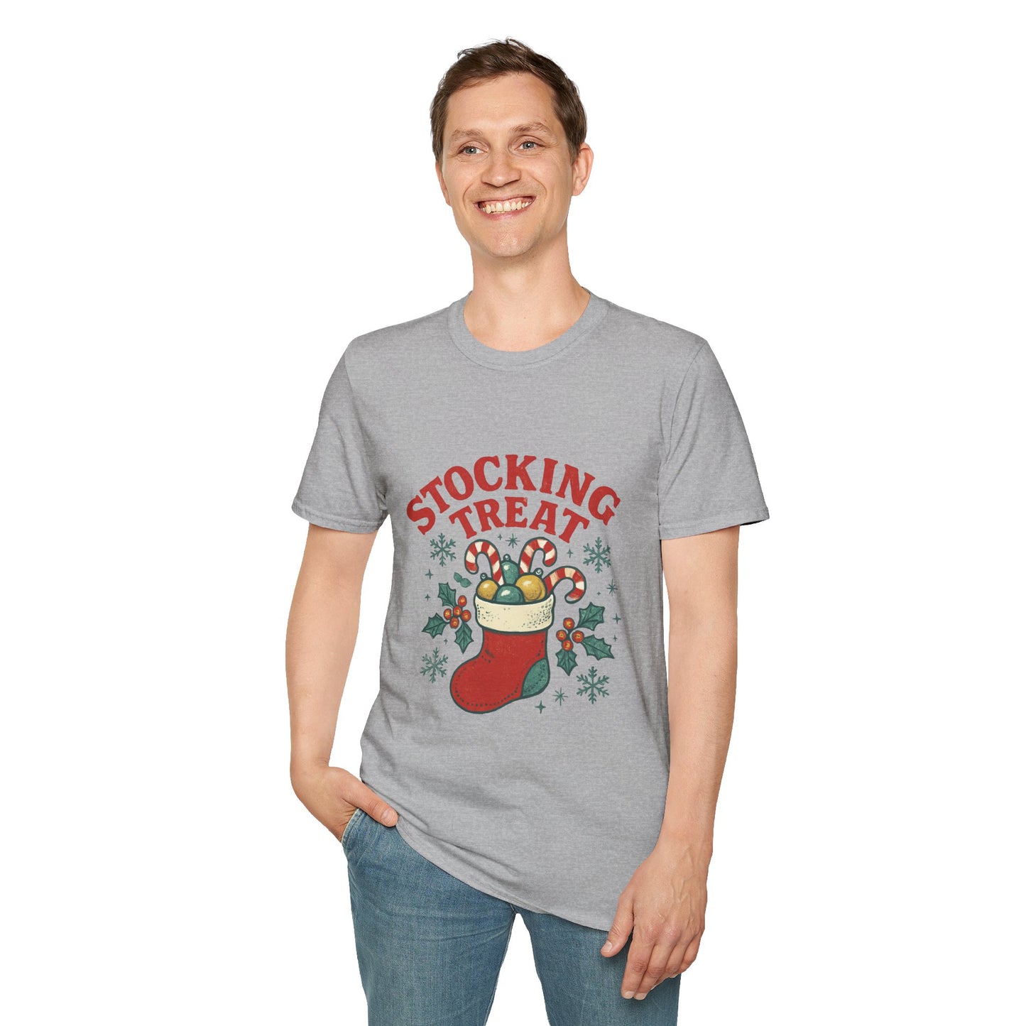 Stocking Treat | Festive Christmas Coffee Lover Unisex T-Shirt