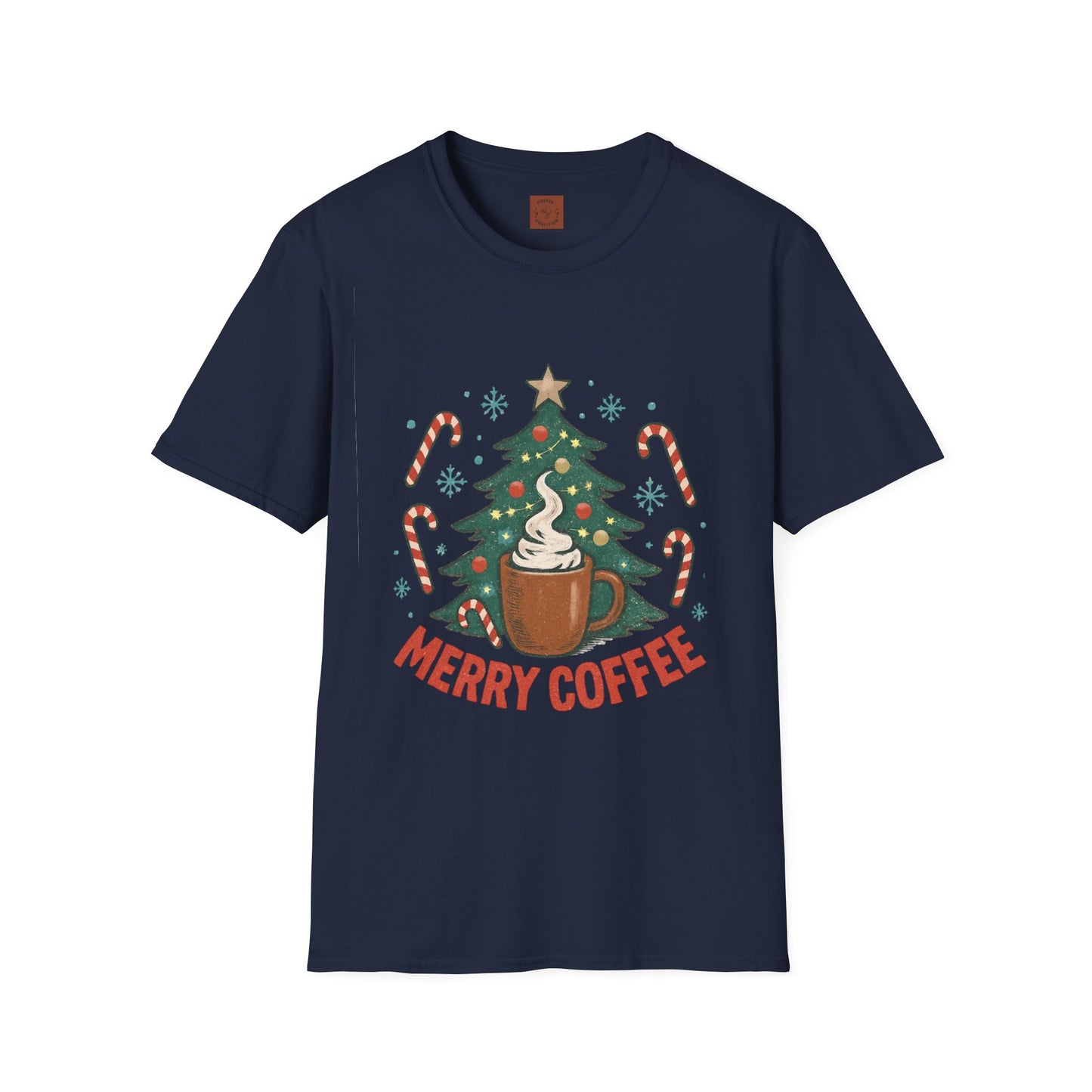 Merry Coffee | Festive Holiday Coffee Lover Unisex T-Shirt