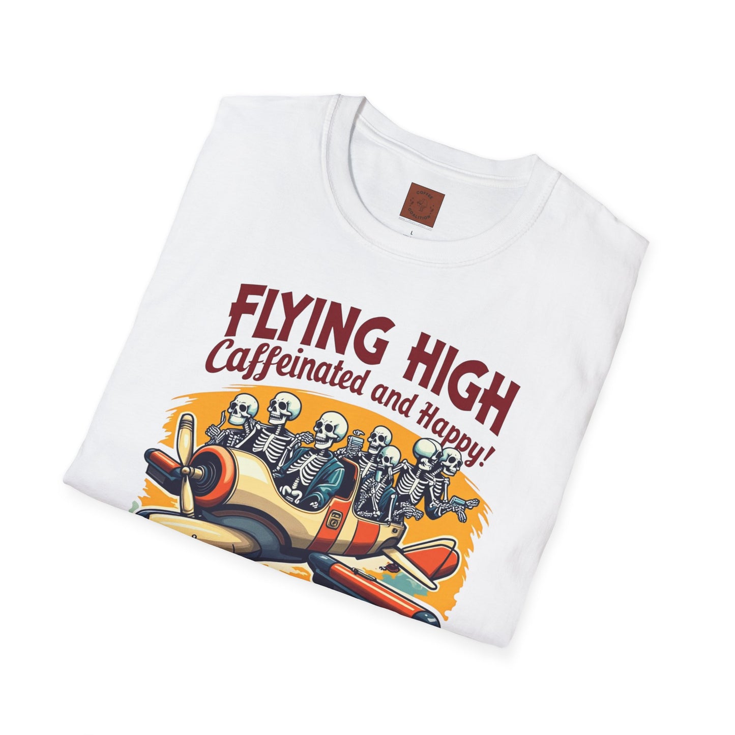 Caffeinated Flight Crew | First-Class Coffee Ride Tee