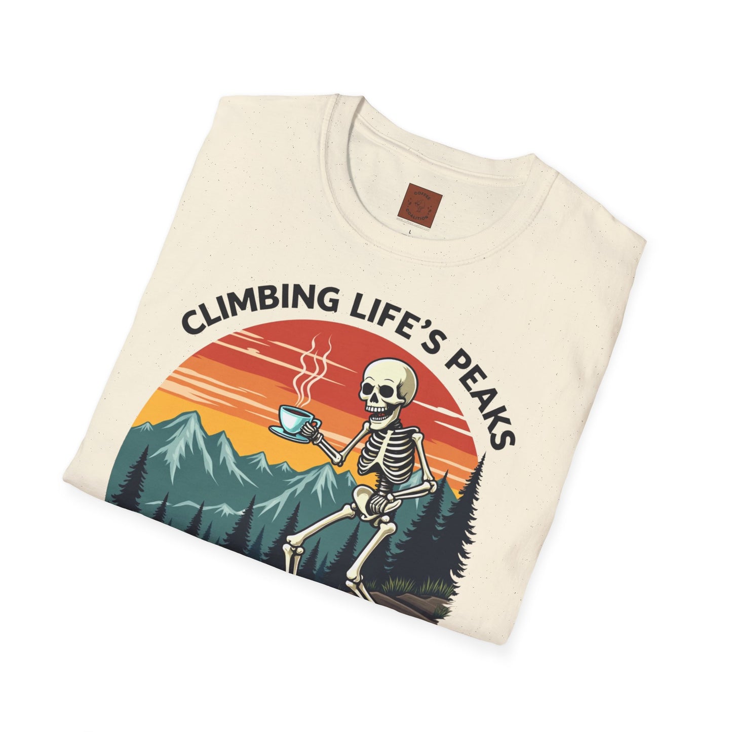 Climbing Life’s Peaks One Sip at a Time | Mountain Brew Skeleton Tee