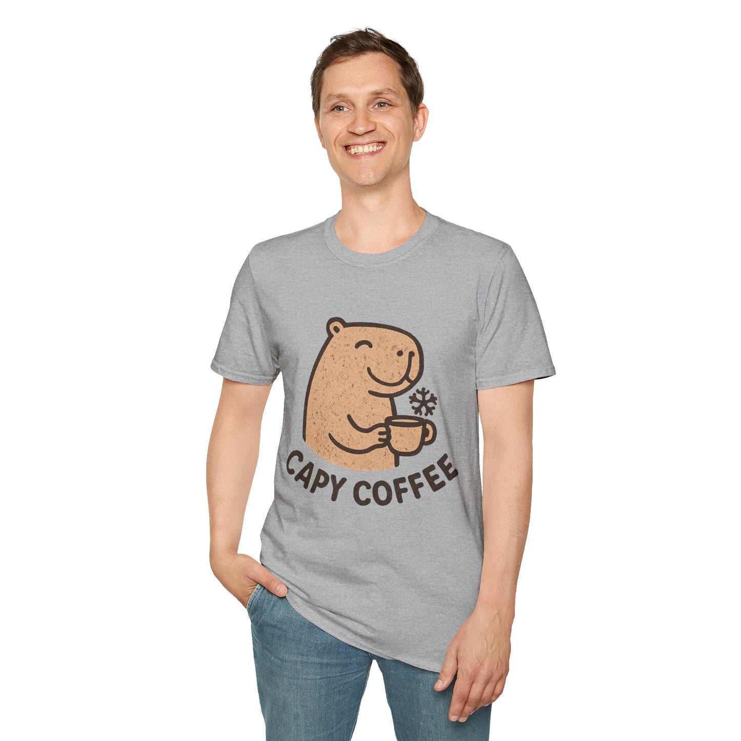 Cute Winter Coffee Lover Unisex T-Shirt