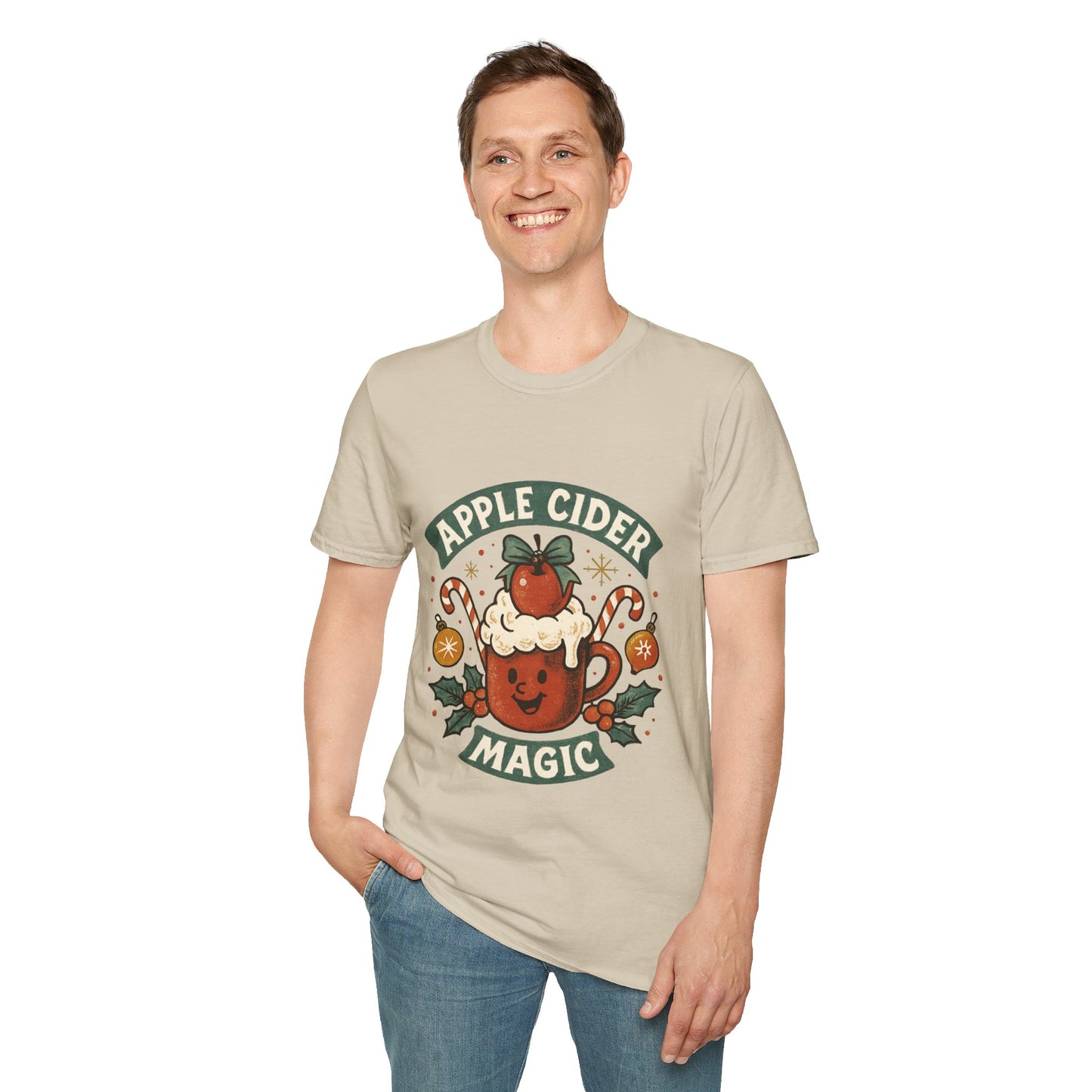 Apple Cider Magic | Festive Christmas Coffee Lover Unisex T-Shirt