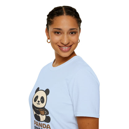 Panda Presso | Cute Coffee Lover Unisex T-Shirt