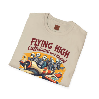 Caffeinated Flight Crew | First-Class Coffee Ride Tee
