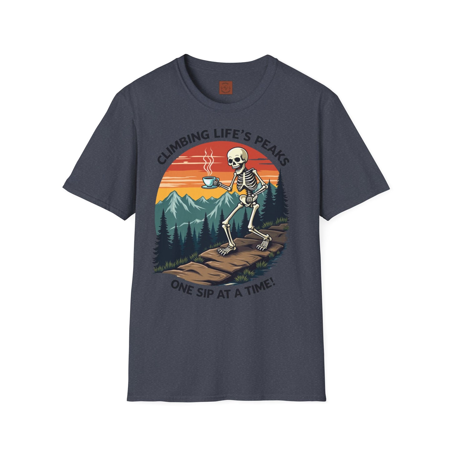 Climbing Life’s Peaks One Sip at a Time | Mountain Brew Skeleton Tee