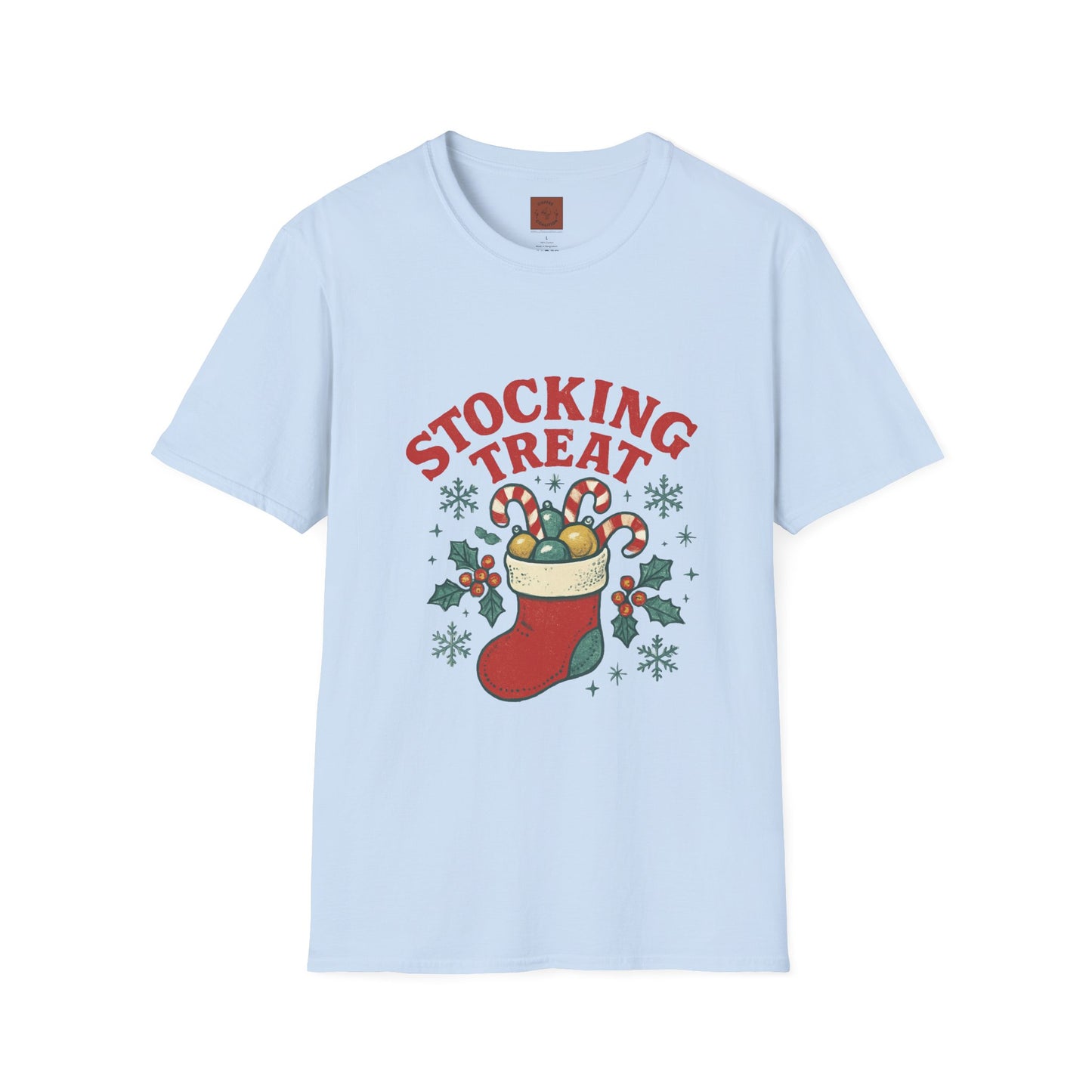 Stocking Treat | Festive Christmas Coffee Lover Unisex T-Shirt