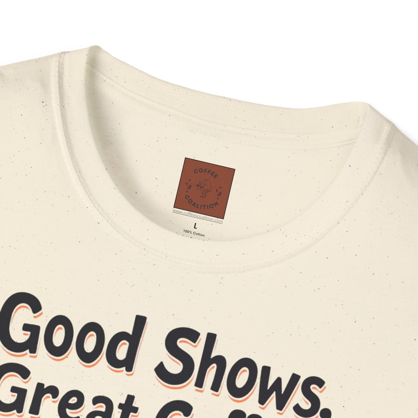 Good Shows, Great Coffee, Best Vibes | Skeleton Chill Crew Tee