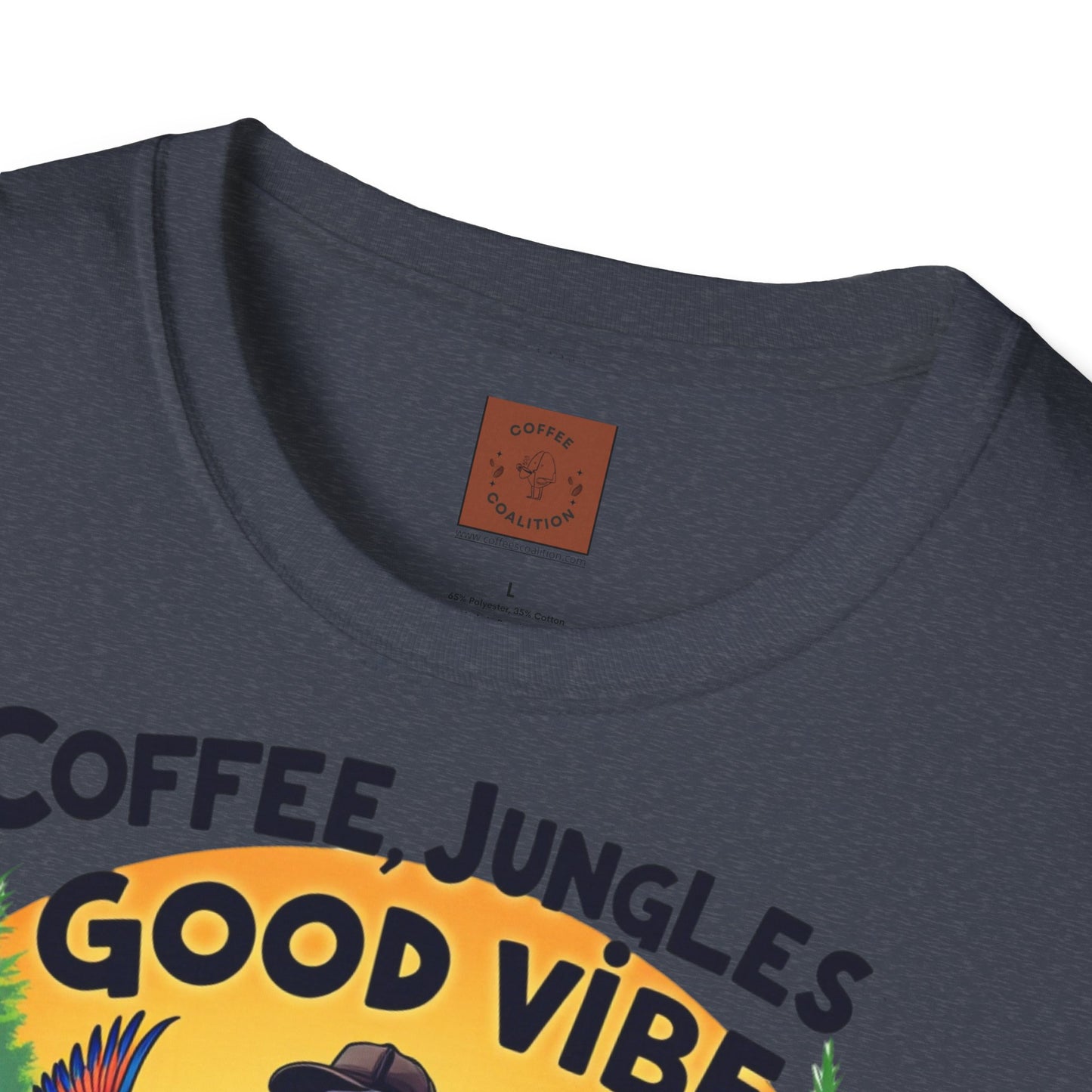 Coffee Jungles & Good Vibes | Funny Skeleton Coffee T-Shirt