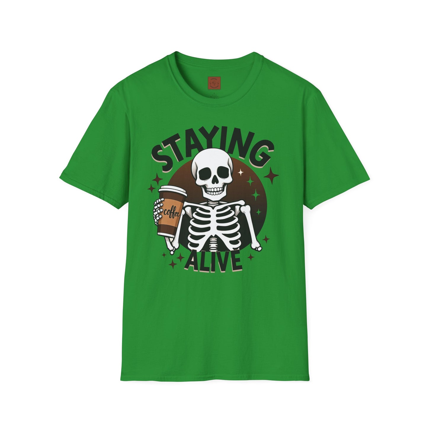 Staying Alive | Coffee Survival Tee