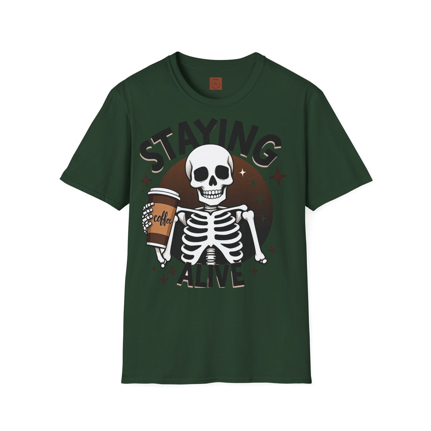 Staying Alive | Coffee Survival Tee