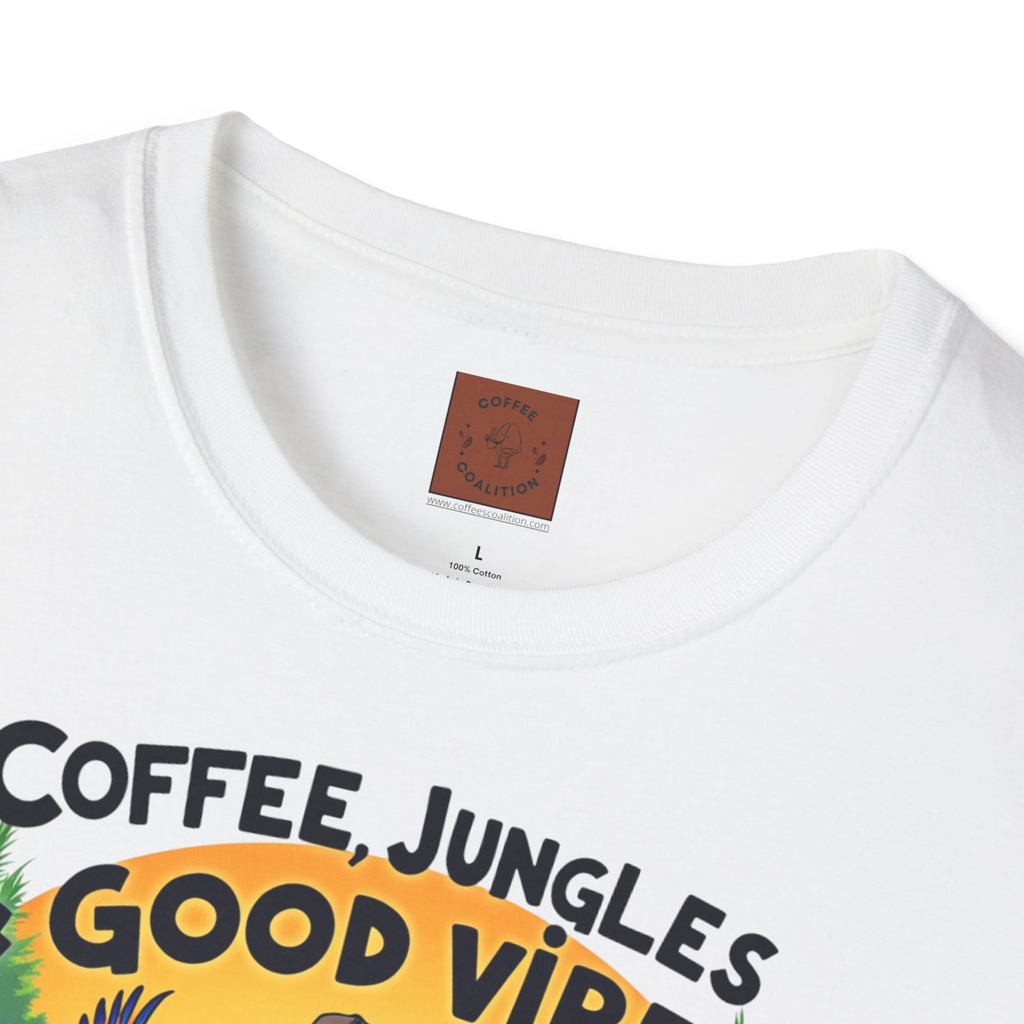 Coffee Jungles & Good Vibes | Funny Skeleton Coffee T-Shirt