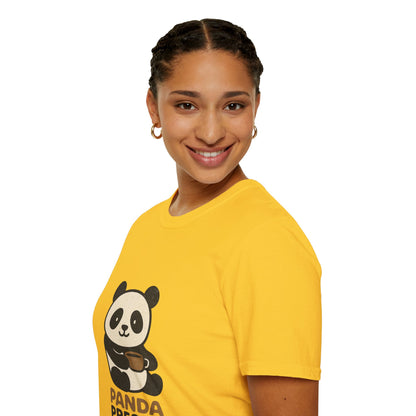 Panda Presso | Cute Coffee Lover Unisex T-Shirt