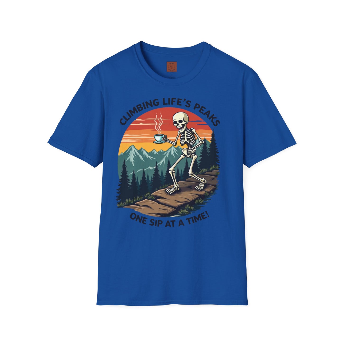 Climbing Life’s Peaks One Sip at a Time | Mountain Brew Skeleton Tee