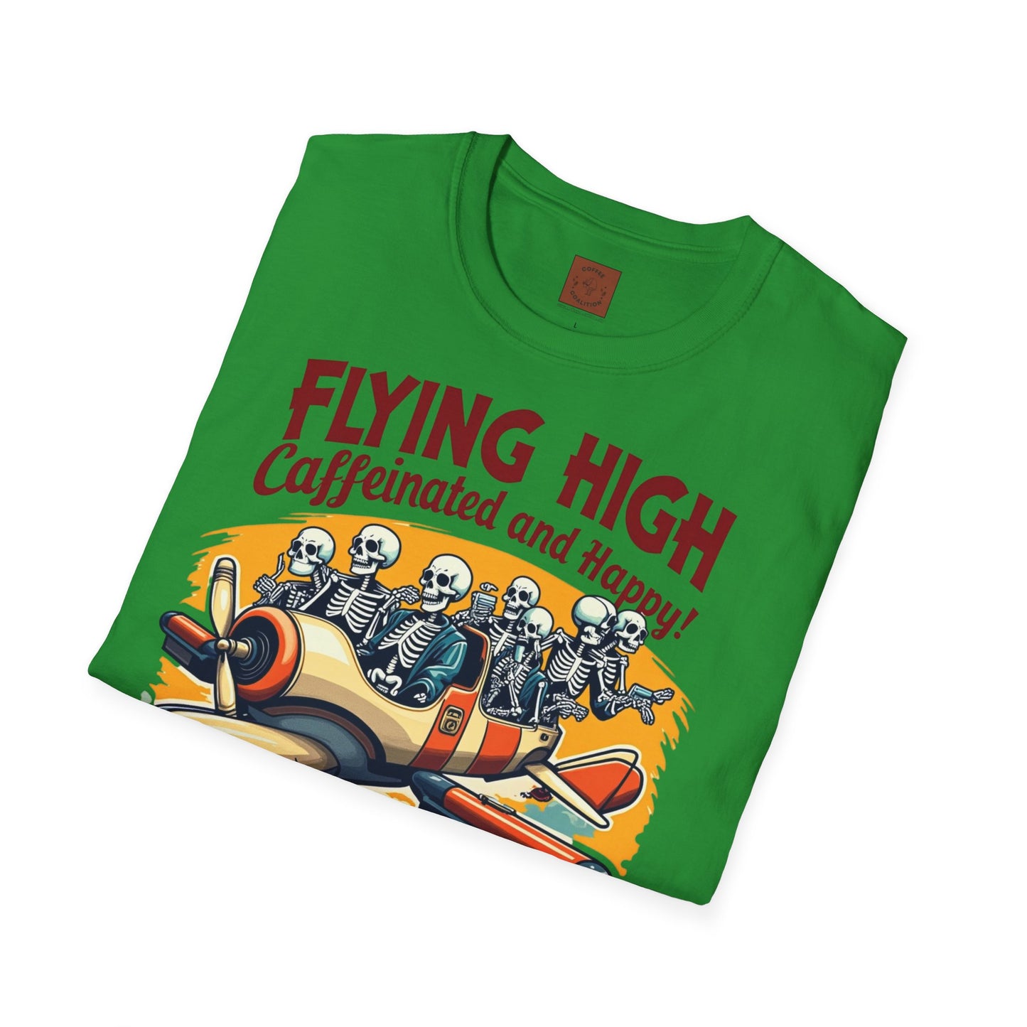Caffeinated Flight Crew | First-Class Coffee Ride Tee