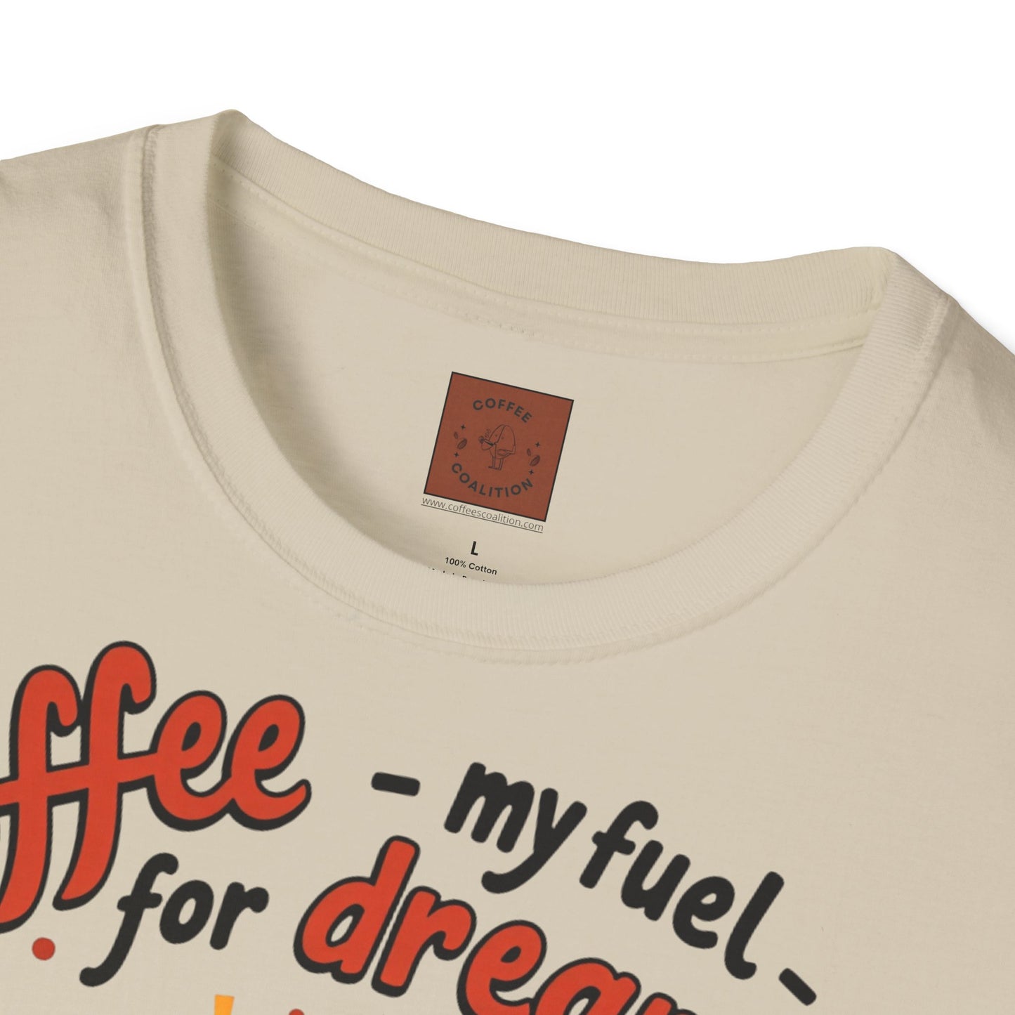 Coffee — My Fuel for Dreams | Caffeinated Ambition Skeleton Tee