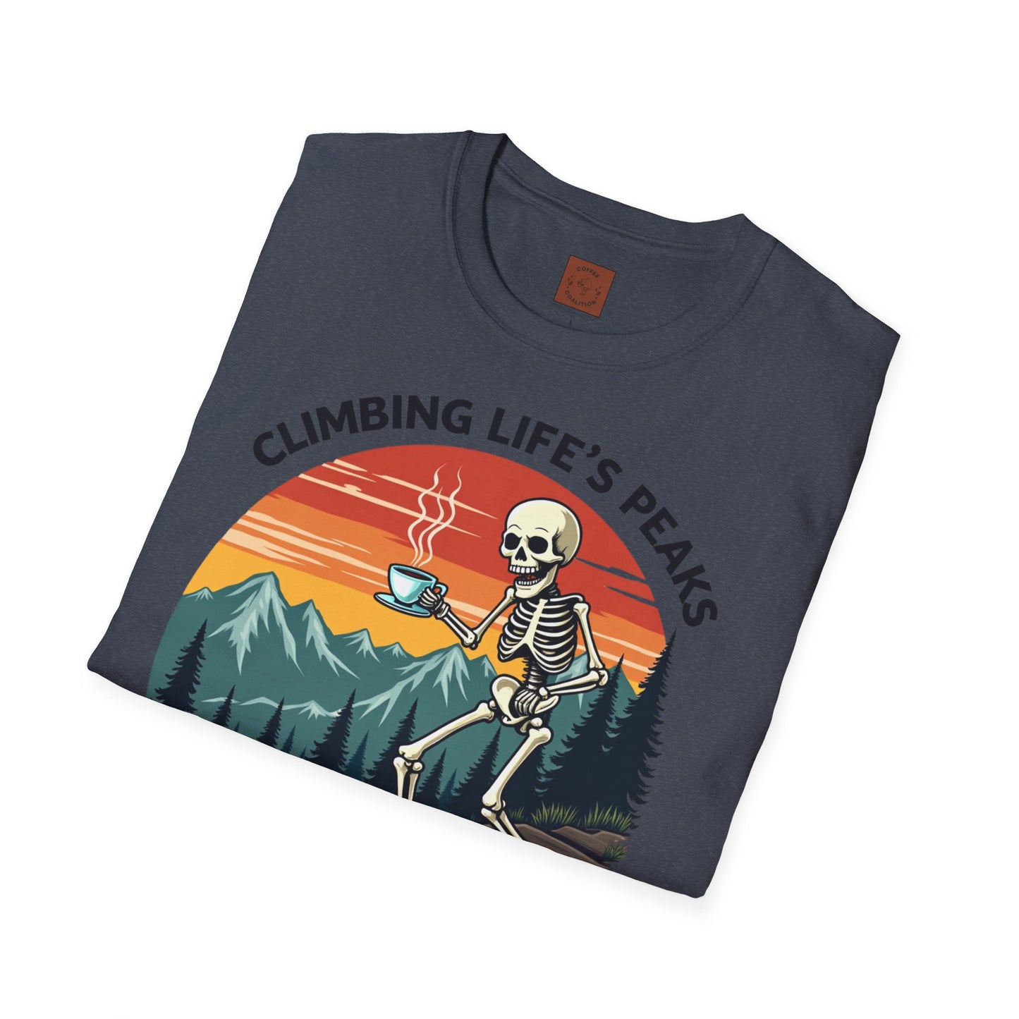 Climbing Life’s Peaks One Sip at a Time | Mountain Brew Skeleton Tee