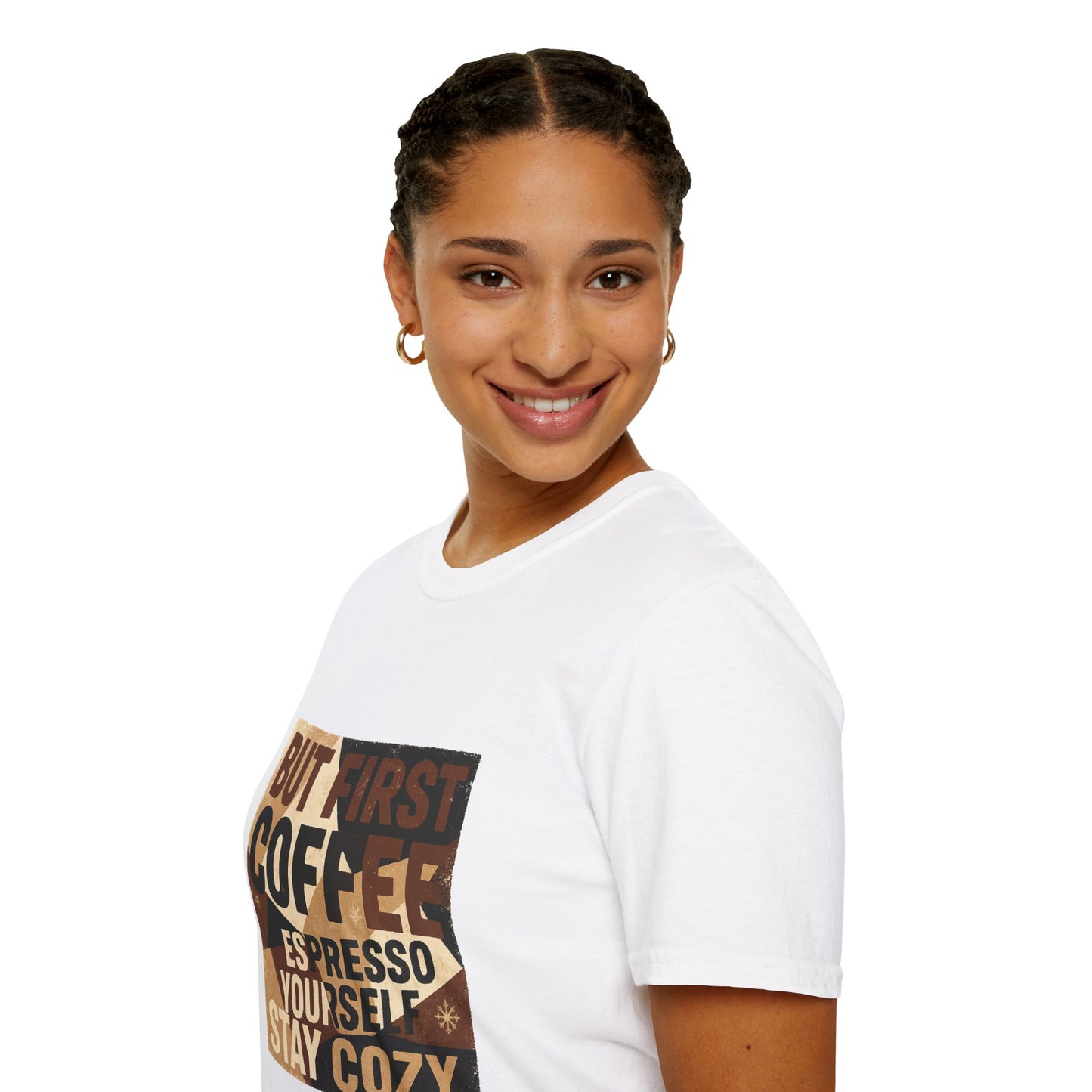 But First Coffee | Cozy Christmas Espresso Lover Unisex T-Shirt