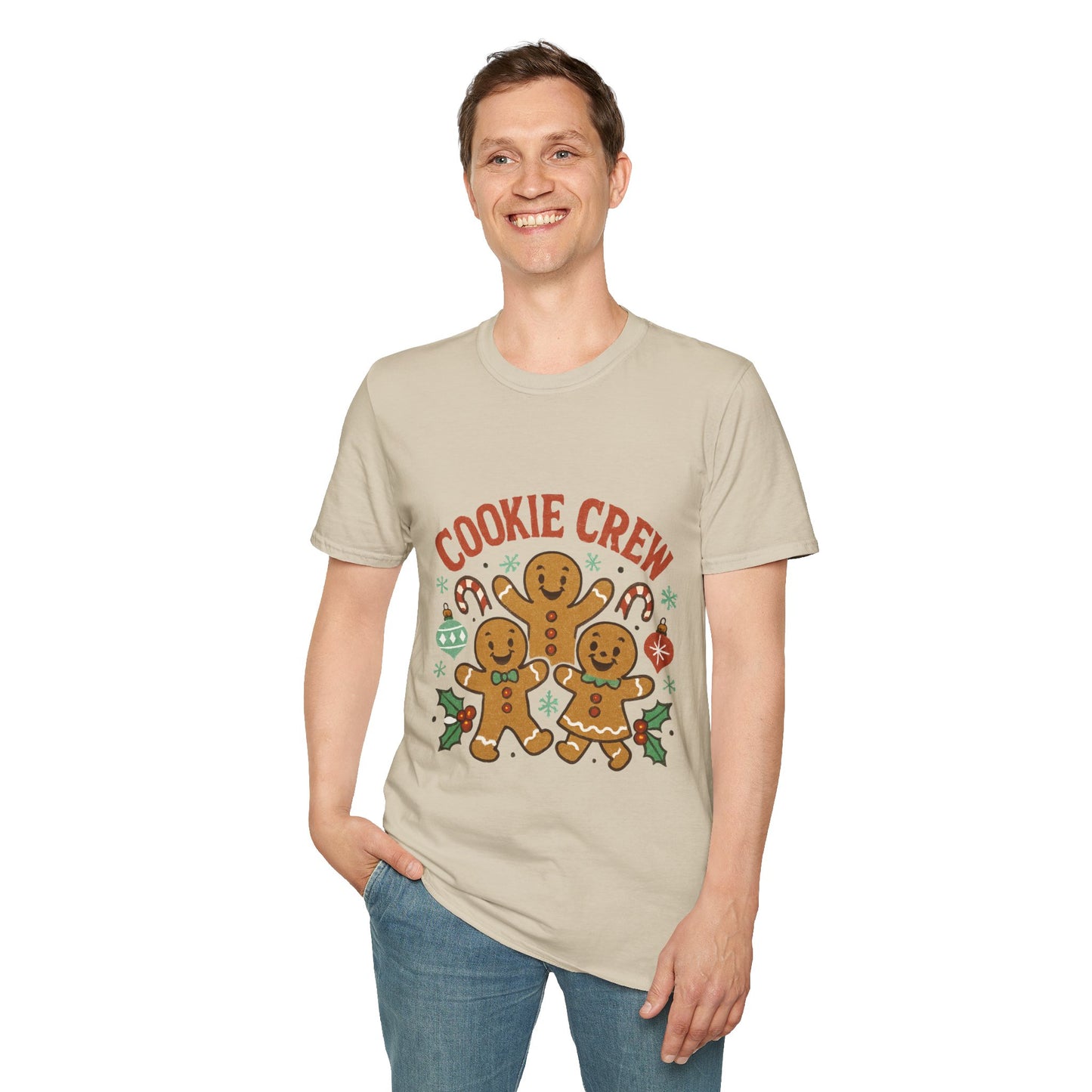 Cookie Crew | Funny Gingerbread Coffee Christmas Unisex T-Shirt