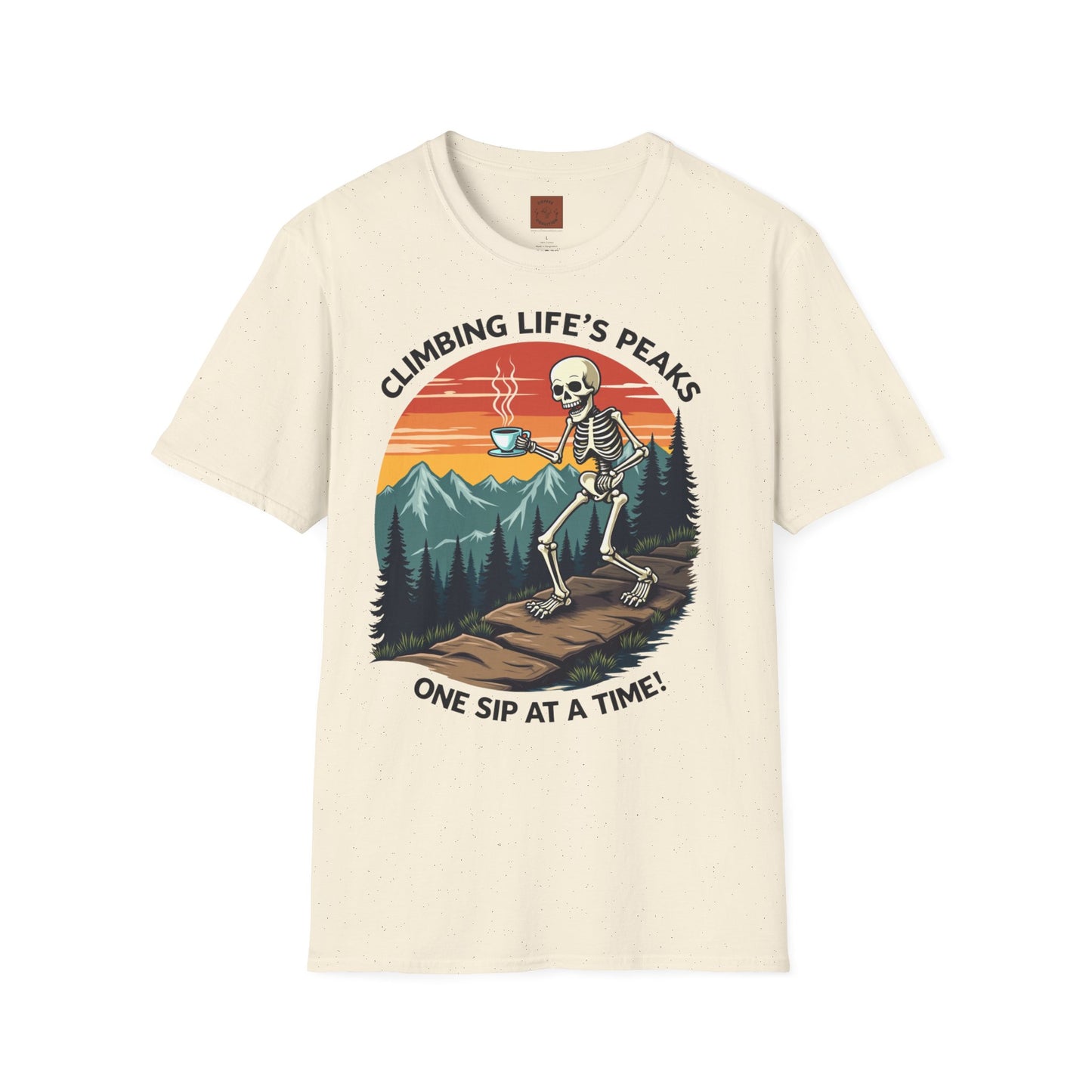 Climbing Life’s Peaks One Sip at a Time | Mountain Brew Skeleton Tee