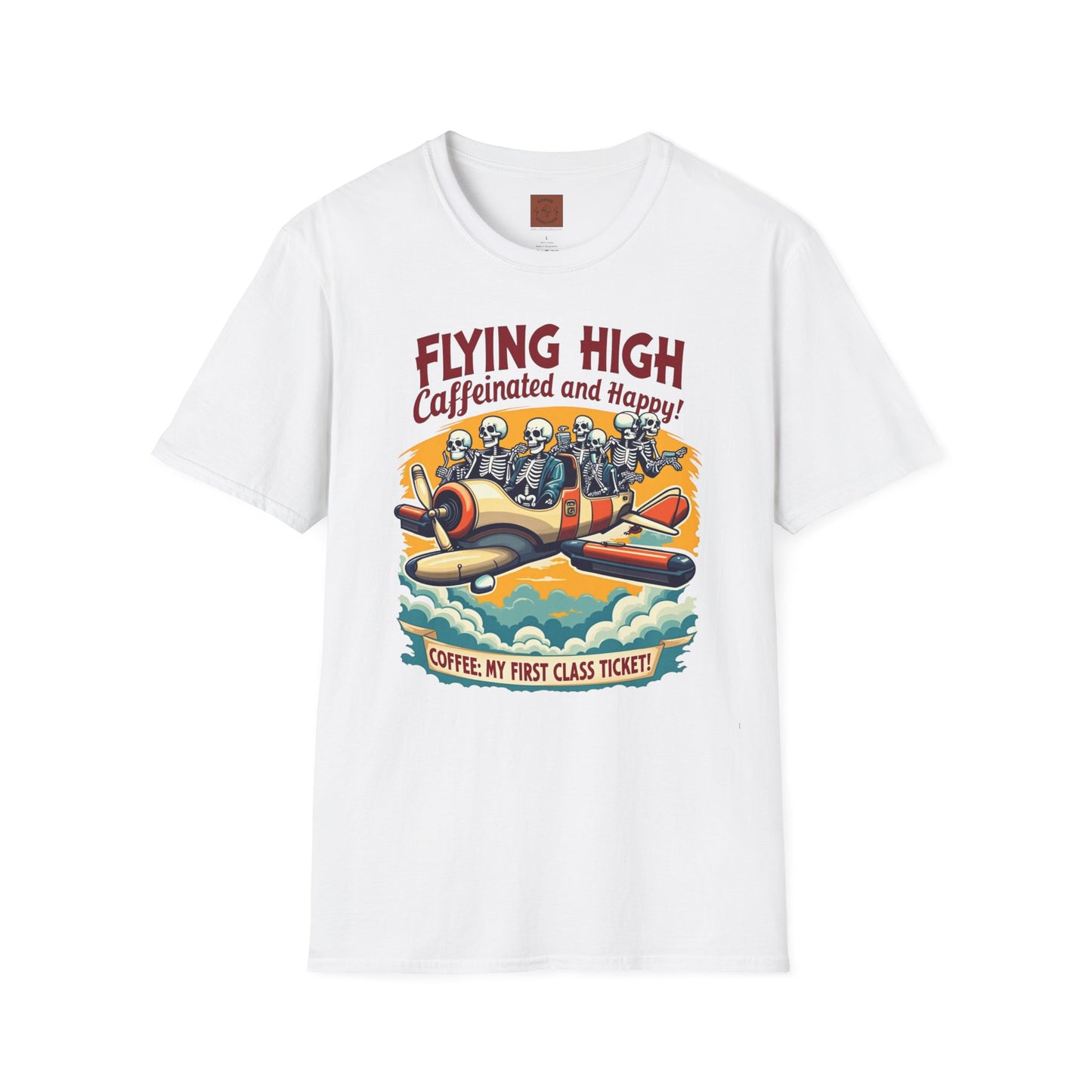 Caffeinated Flight Crew | First-Class Coffee Ride Tee