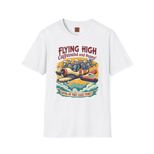 Caffeinated Flight Crew | First-Class Coffee Ride Tee