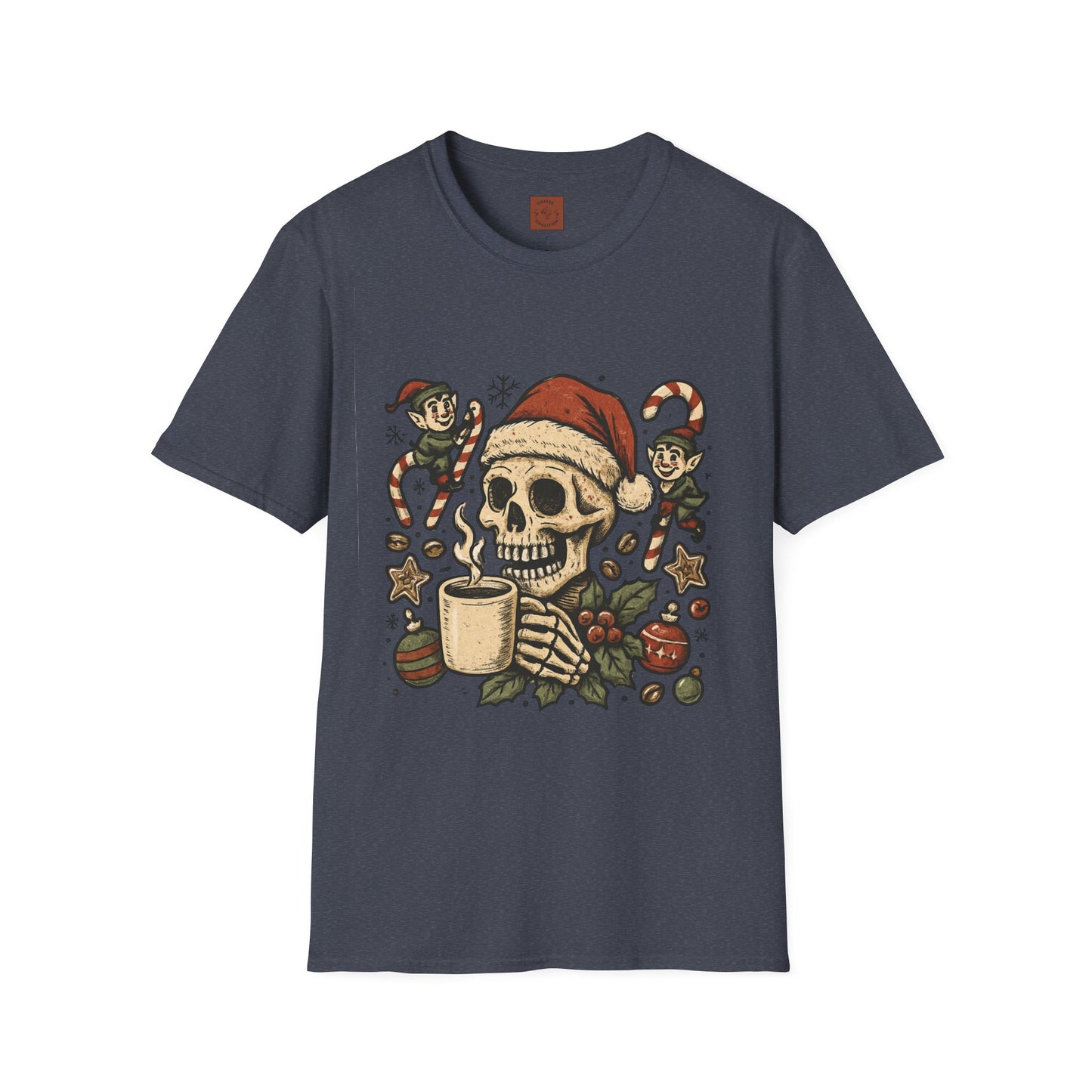 Deadly Good Brew | Funny Gothic Christmas Coffee Unisex T-Shirt