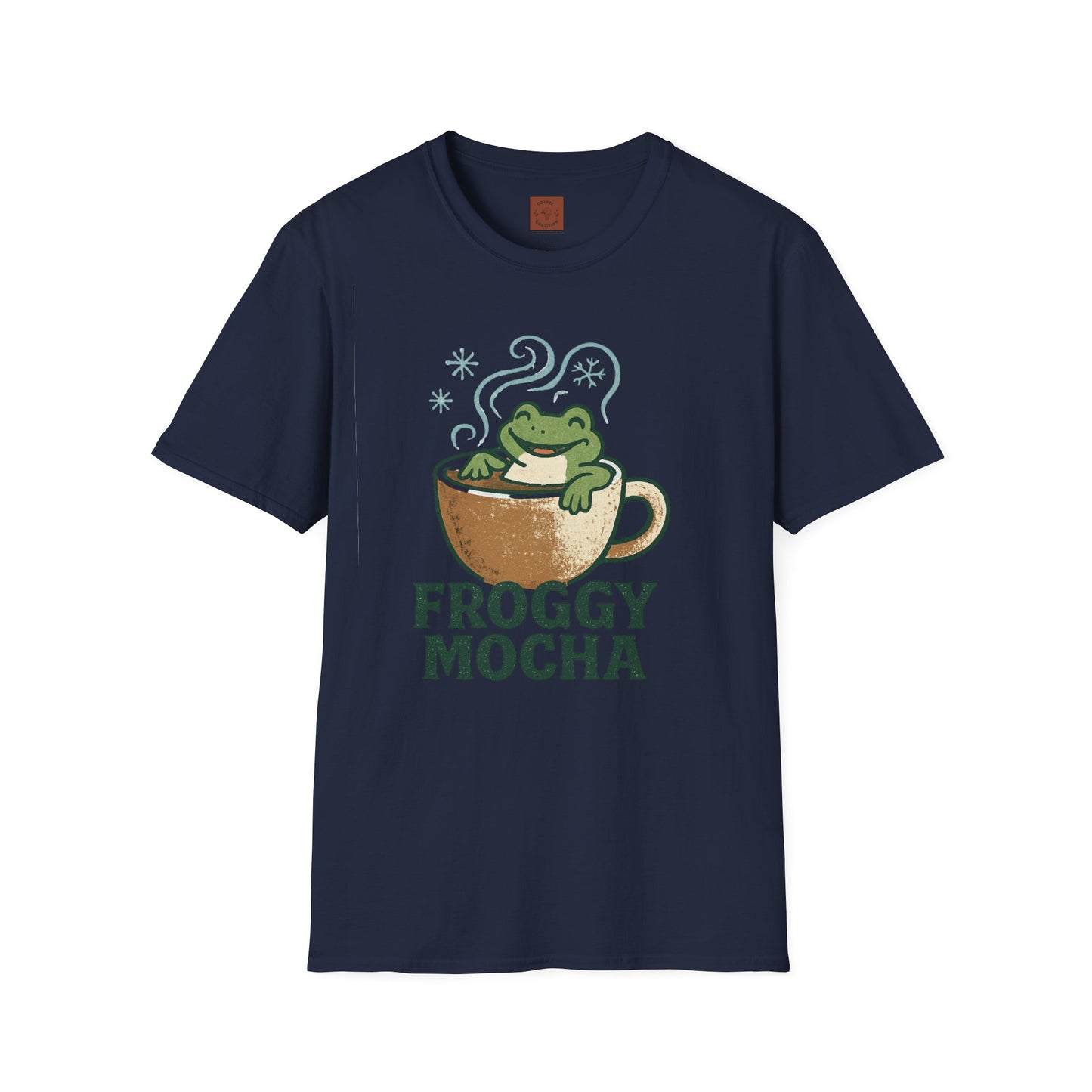 Froggy Mocha | Cute Christmas Coffee Lover Unisex T-Shirt