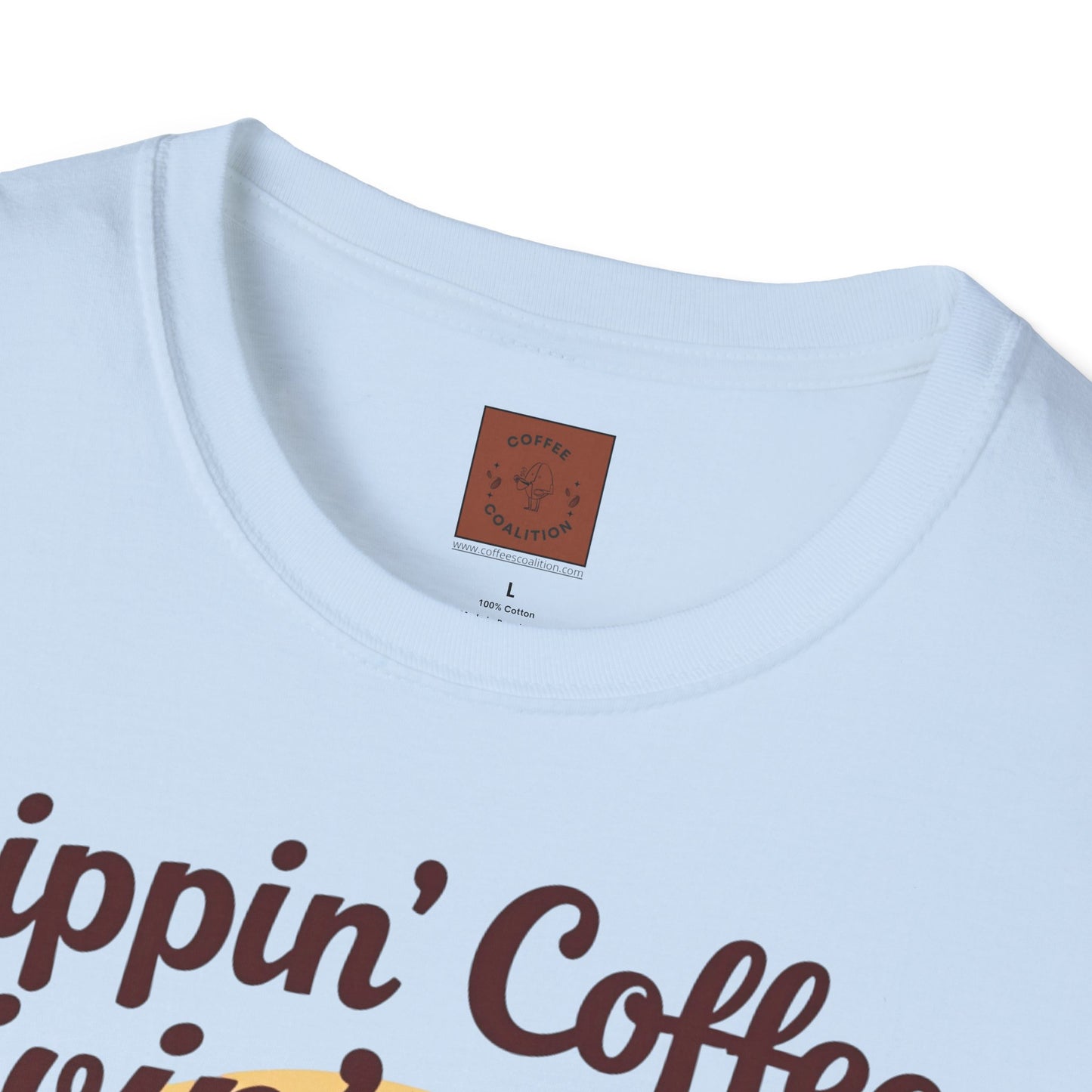 Sippin’ Coffee, Livin’ Easy | Chill Skeleton Coffee Tee