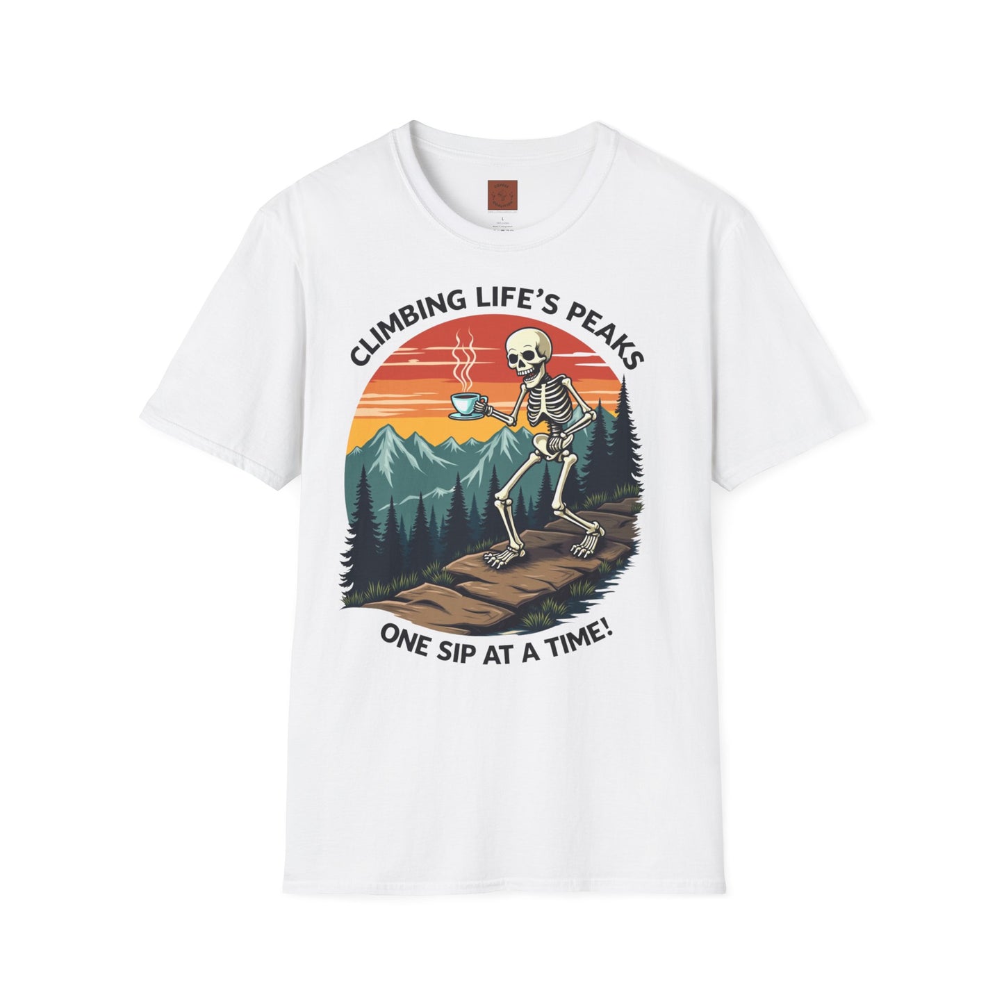 Climbing Life’s Peaks One Sip at a Time | Mountain Brew Skeleton Tee